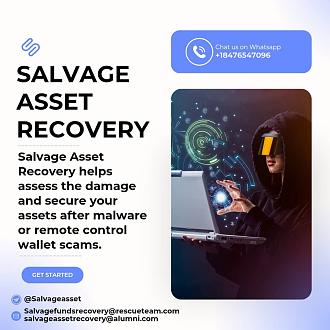 HOW TO RESTORE BACK SCAMMED BITCOIN  → CONSULT SALVAGE ASSET RECOVERY