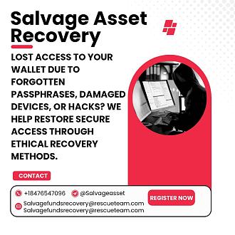 RECOVER YOUR CRYPTO & ETHEREUM WITH THE SUPPORT OF SALVAGE ASSET RECOVERY