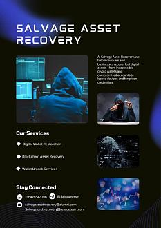 HIRE SALVAGE ASSET RECOVERY TO HELP YOU RECOVER YOUR CRYPTO FROM SCAMMERS